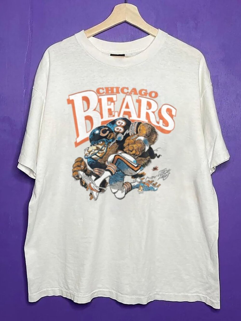 Vintage Chicago Bears Football Style Shirt, Retro NFL Chicago Bears Shirt Tee